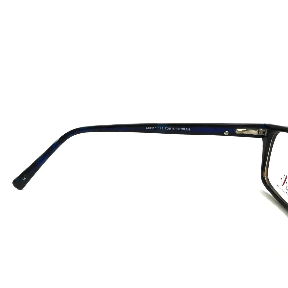 B.M.E.C. Eyeglasses Frames BIG TICKET TORTOISE/BLUE Rectangle Full Rim 56-16-145
